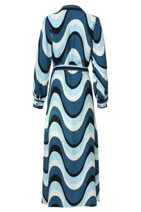 Smashed Lemon Blue Wave dress