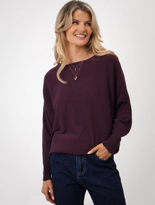 Kate & Pippa Elba knit Mulberry