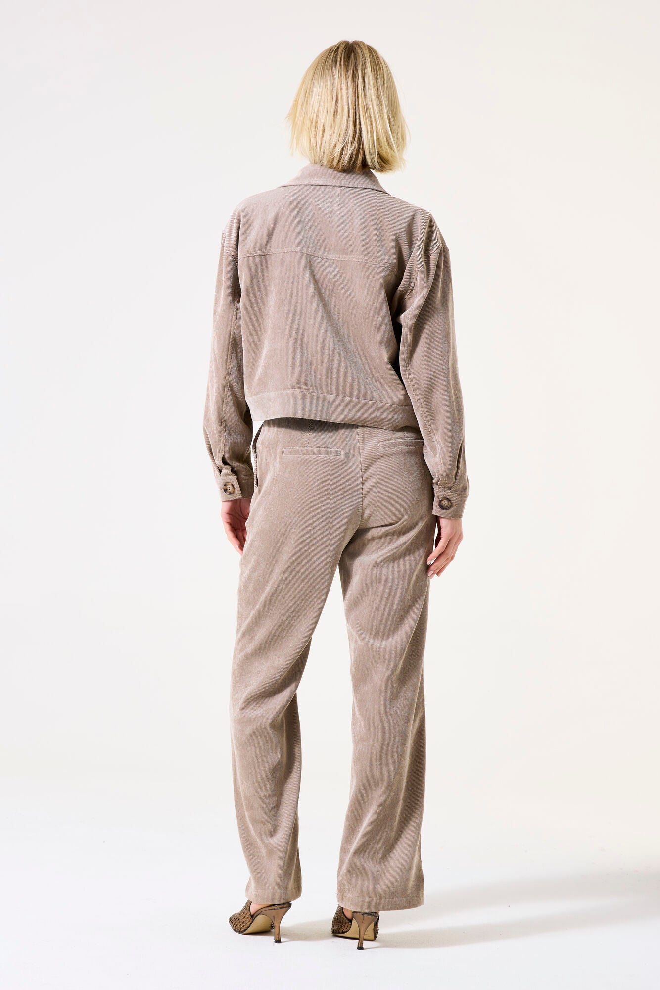 Garcia Taupe Cord Jacket