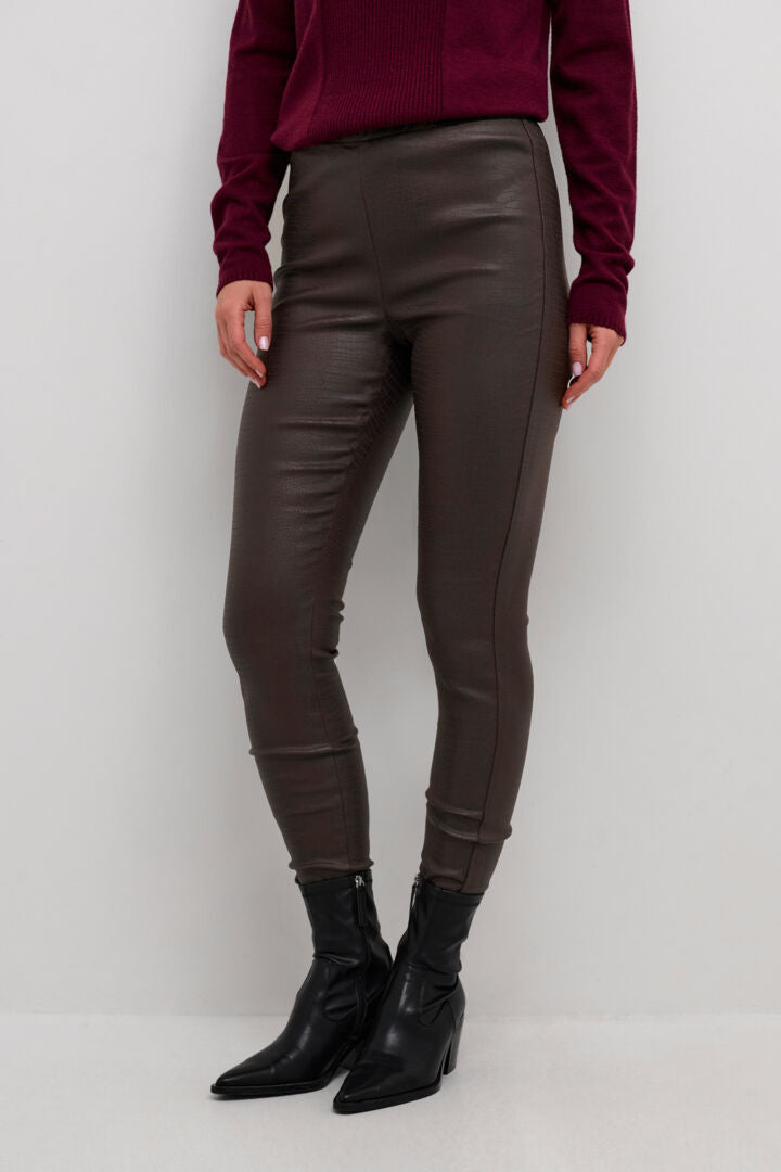 CREAM Tabea leggings Chocolate Plum