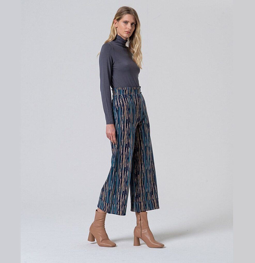 Surkana Teal print Trousers