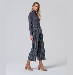 Surkana Teal print Trousers