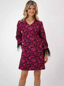 Kate & Pippa Taylor Magenta dress