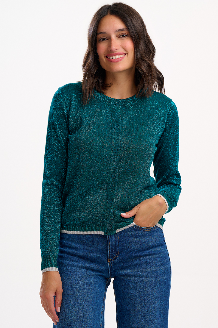 Sugarhill Ophilia Teal Cardi