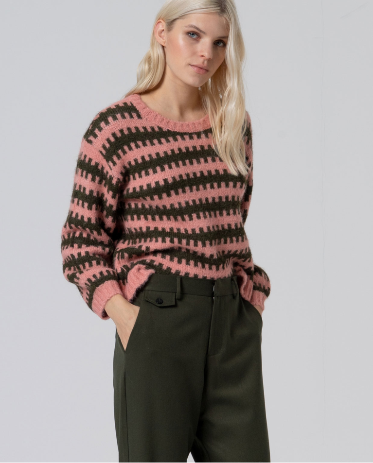 Surkana Khaki Straight Trousers