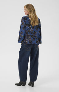 CREAM Tiah Galaxy Blue Top