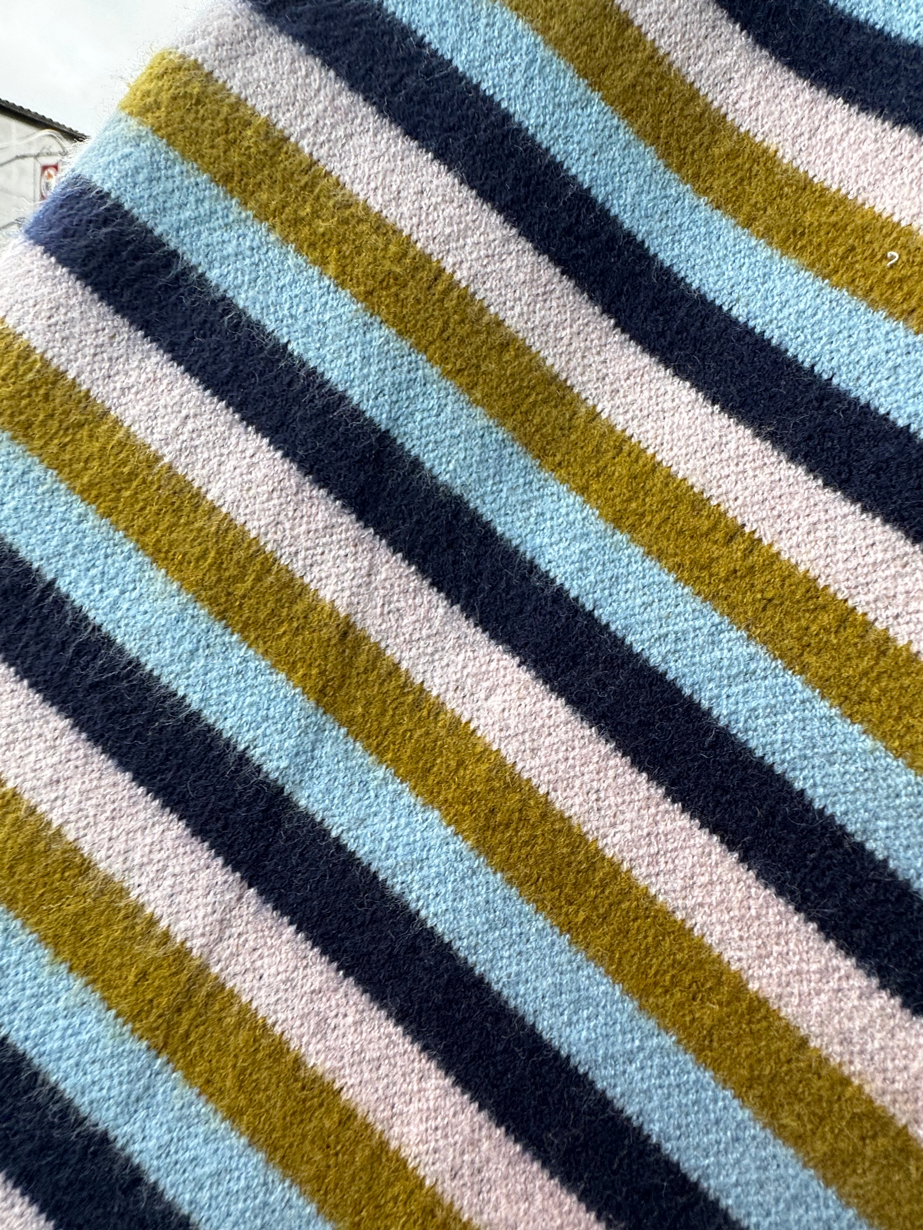 FRNCH Stripe cardi & scarf