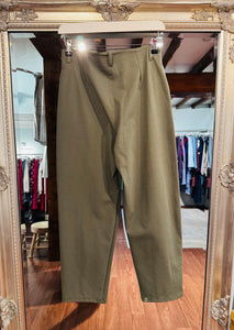 Zola Pin Tuck Trousers Khaki