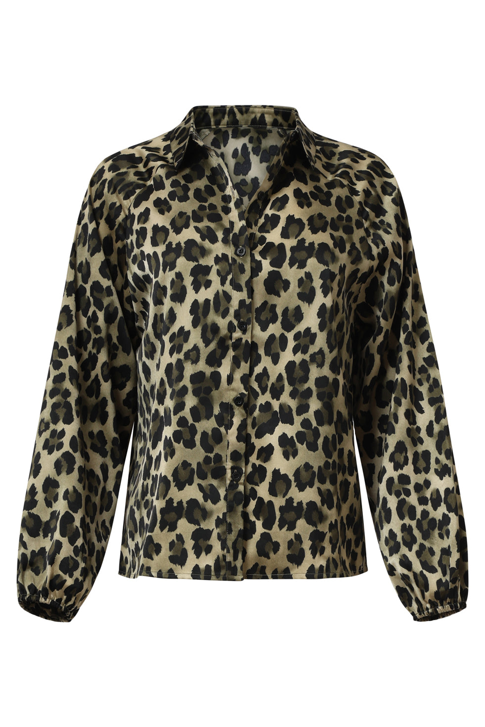 Smashed Lemon Animal print satin shirt