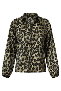 Smashed Lemon Animal print satin shirt