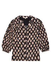 Garcia Black Cream top sparkle