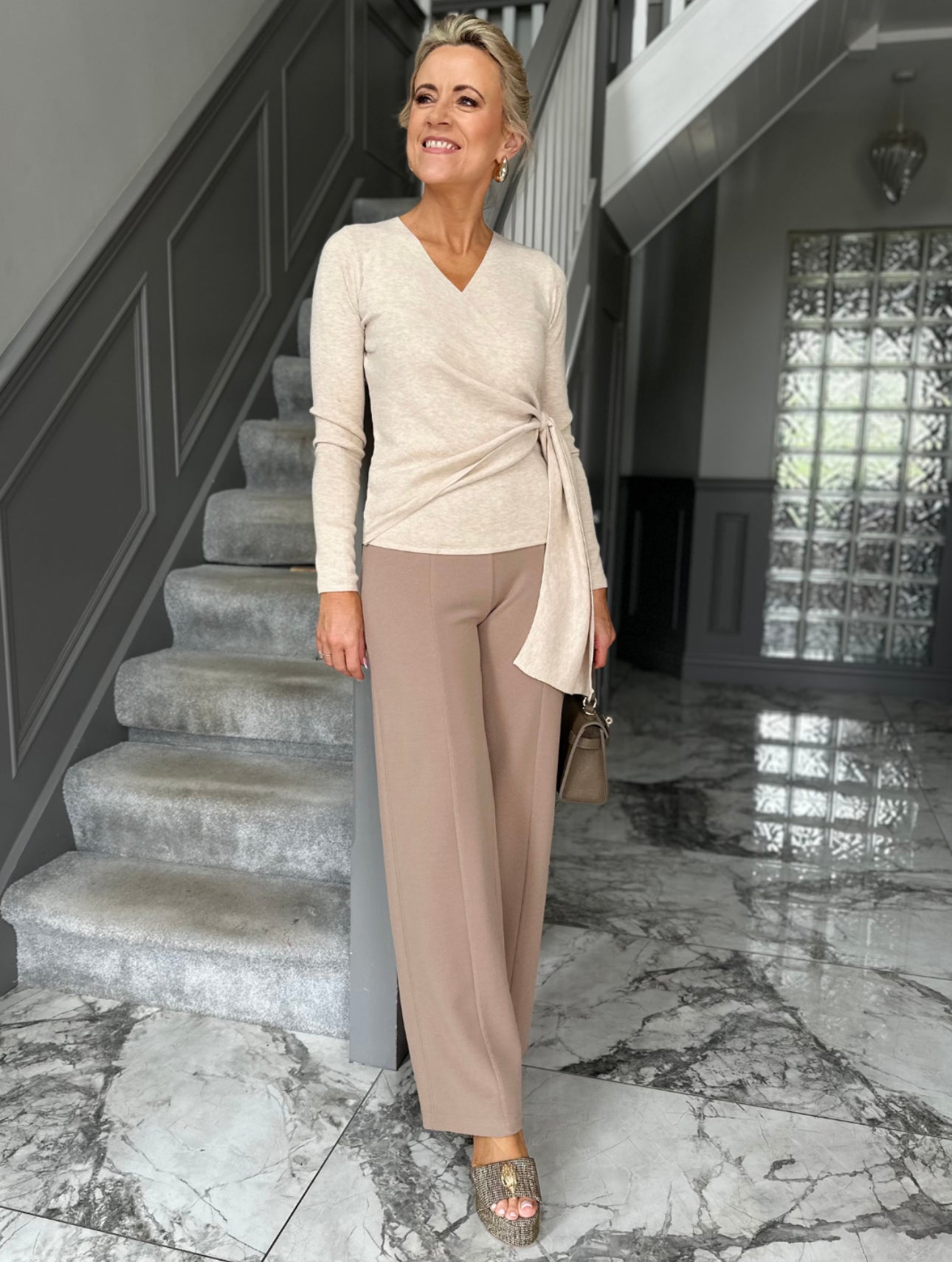 Kate & Pippa Lulu Trousers Biscuit