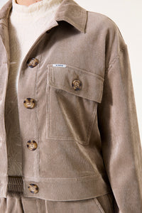 Garcia Taupe Cord Jacket