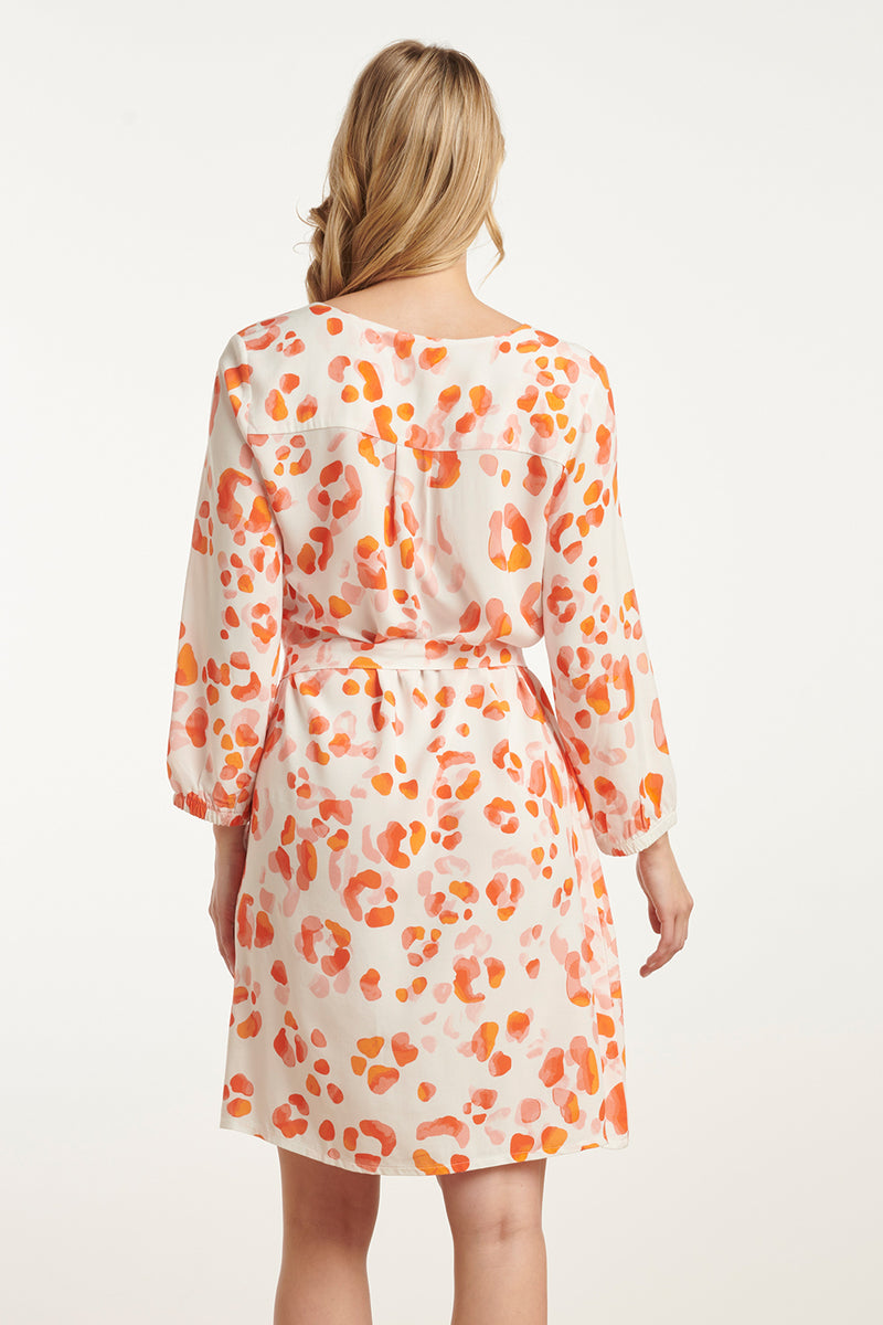 Smashed Lemon Orange Print Dress