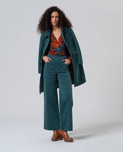 Surkana Teal Cord Trousers
