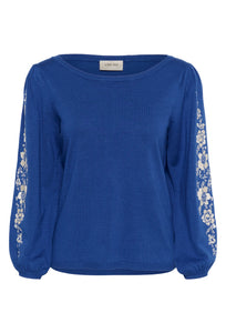 CREAM Villea Jumper Blue