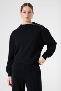 Garcia Black dressy sweatshirt
