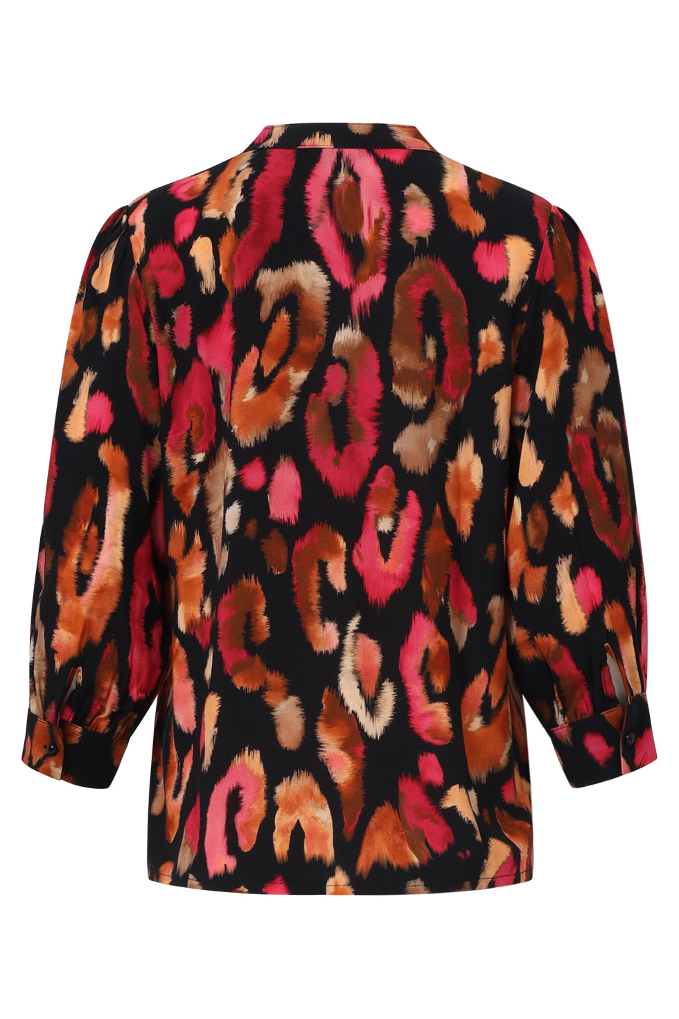 Smashed Lemon Black & Pink Animal top