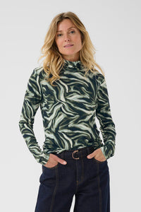 CREAM Kausa Green polo neck