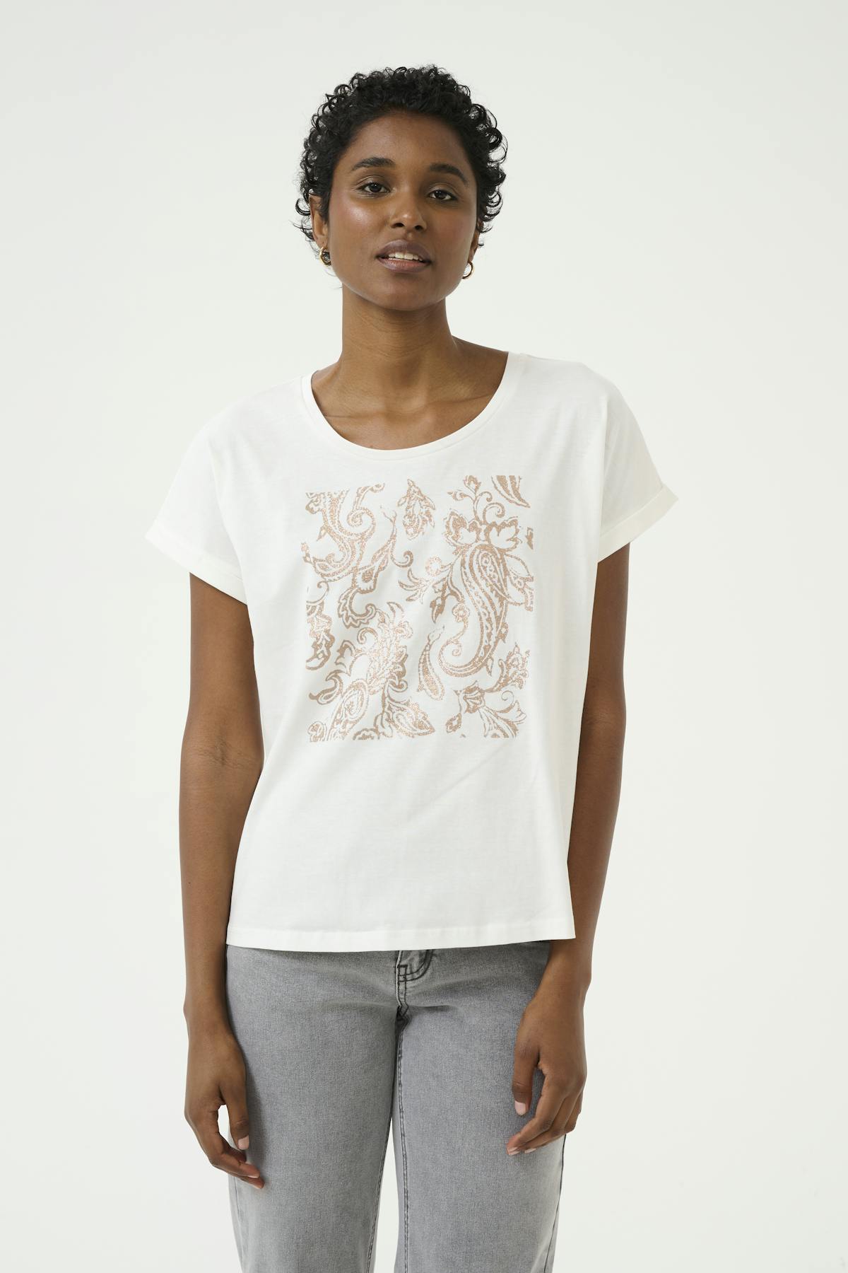 CREAM Saskia White t-shirt