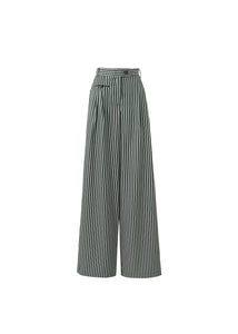 FRNCH Aster Moss Green Trousers