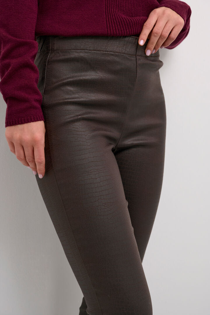 CREAM Tabea leggings Chocolate Plum