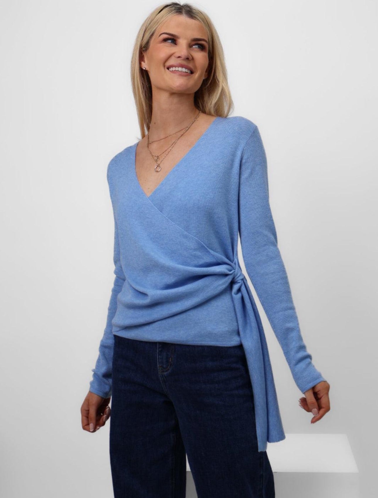 Kate & Pippa Drew top Blue