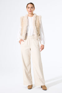 Garcia Faux Suede Gilet Jacket