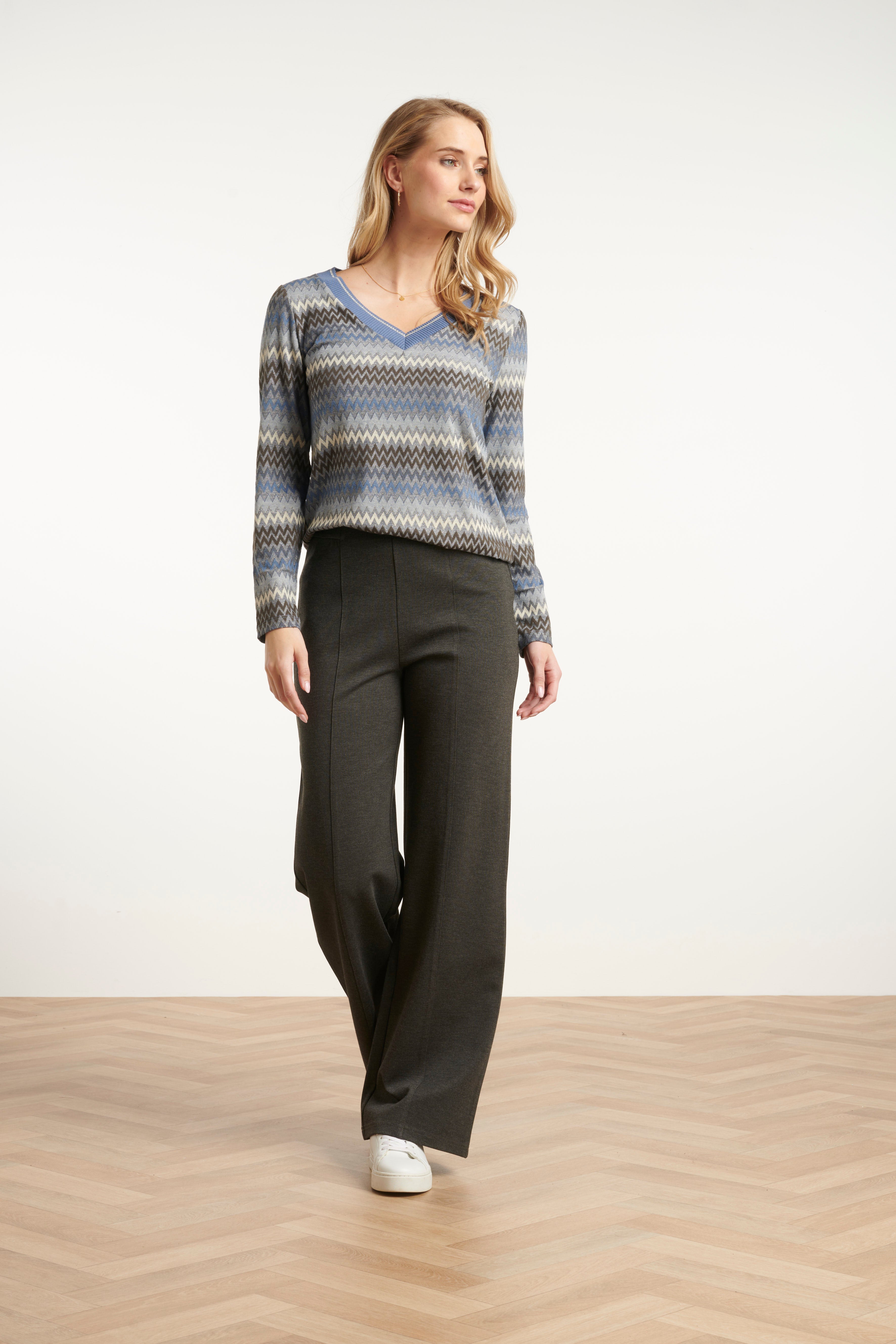 Smashed Lemon Grey Signature Trousers