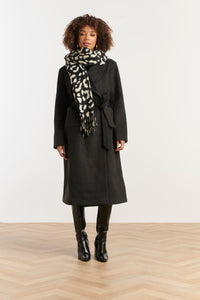 Smashed Lemon Black/Cream scarf