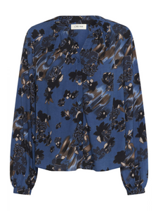 CREAM Tiah Galaxy Blue Top