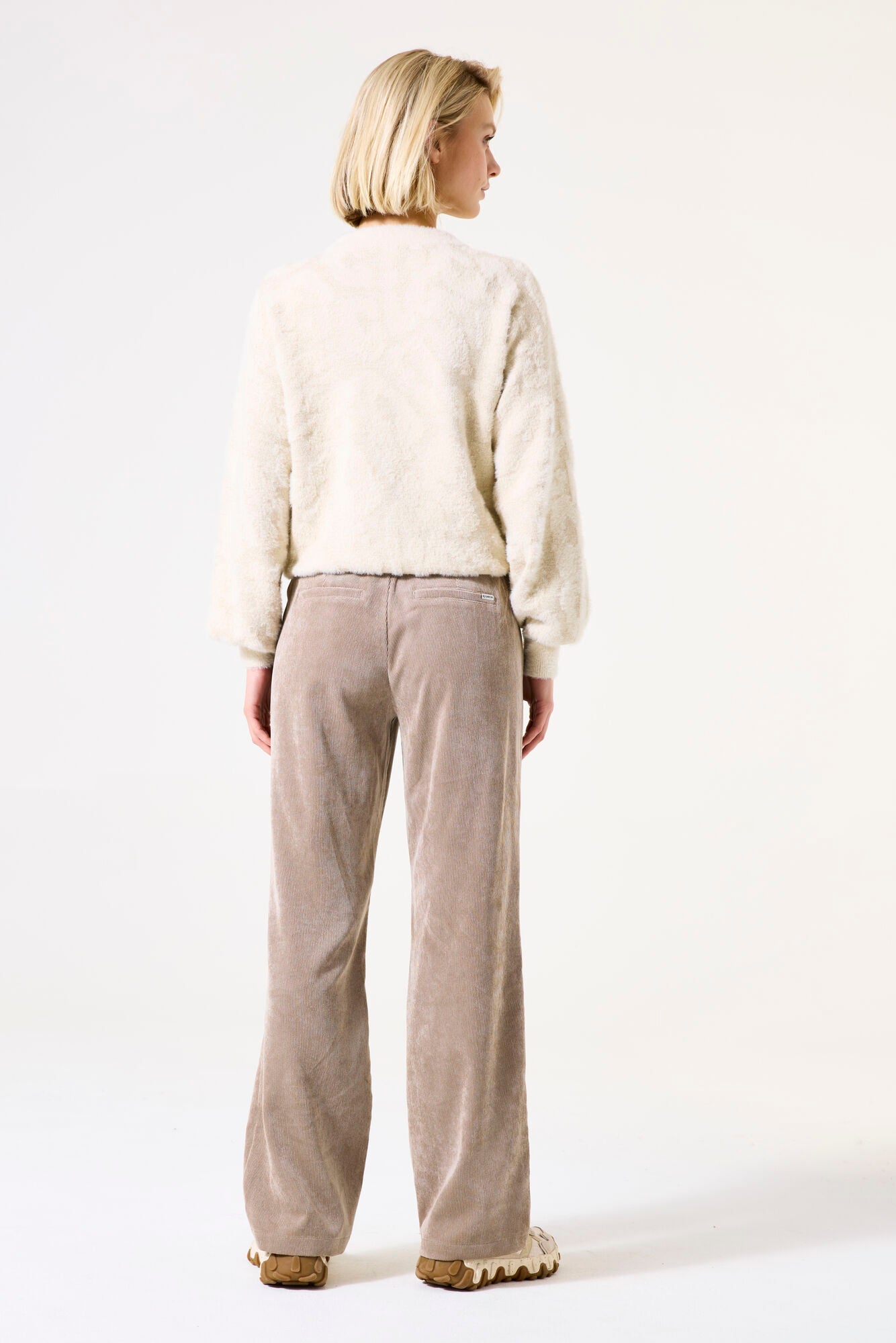 Garcia Ivory embossed Jumper