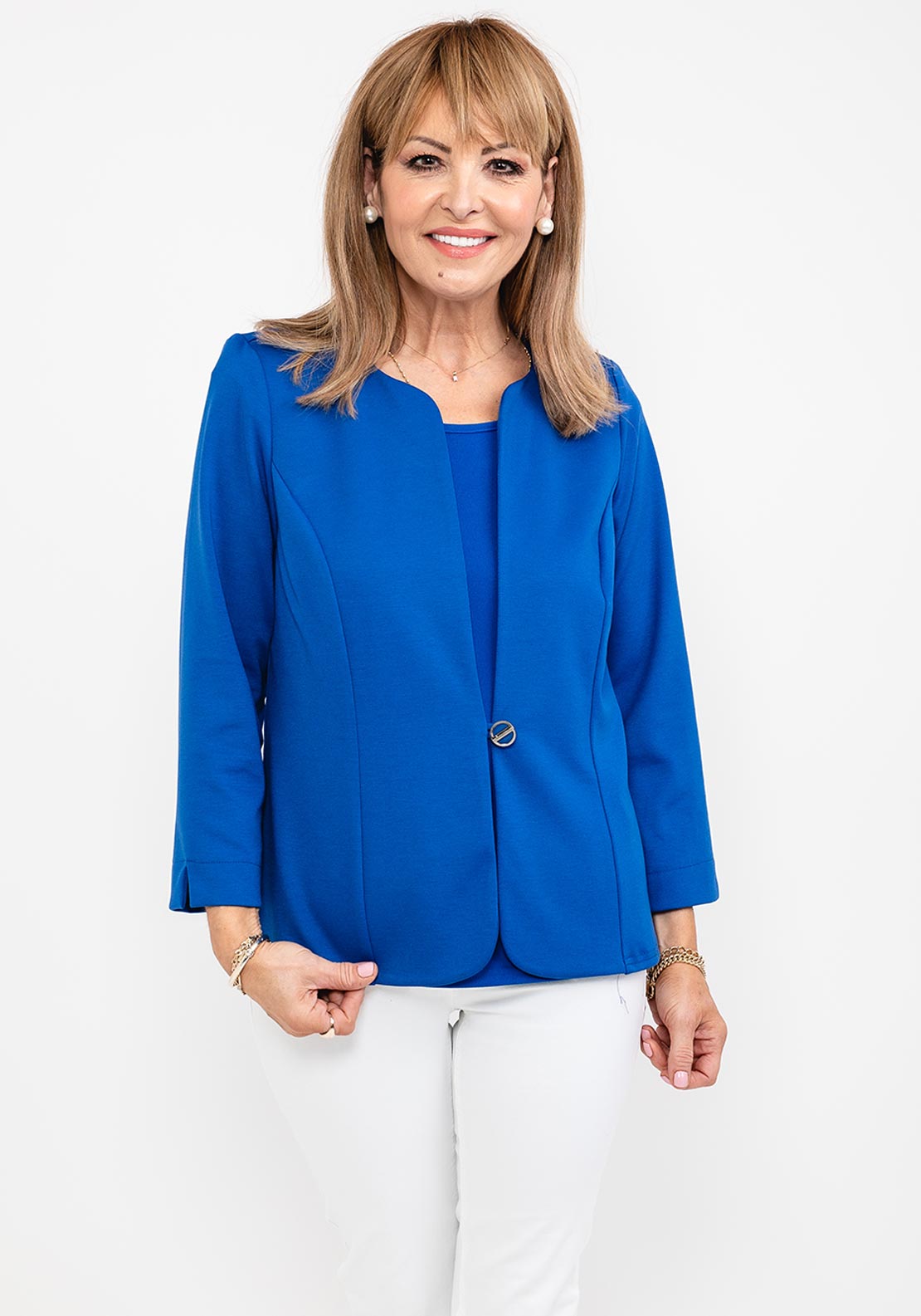 Yew Short Jacket Royal Blue