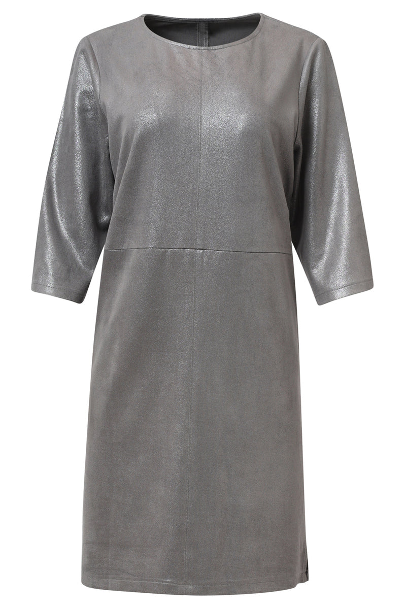 Smashed Lemon Faux Suede Dress