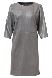 Smashed Lemon Faux Suede Dress