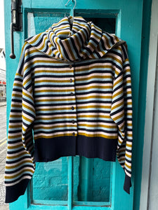 FRNCH Stripe cardi & scarf