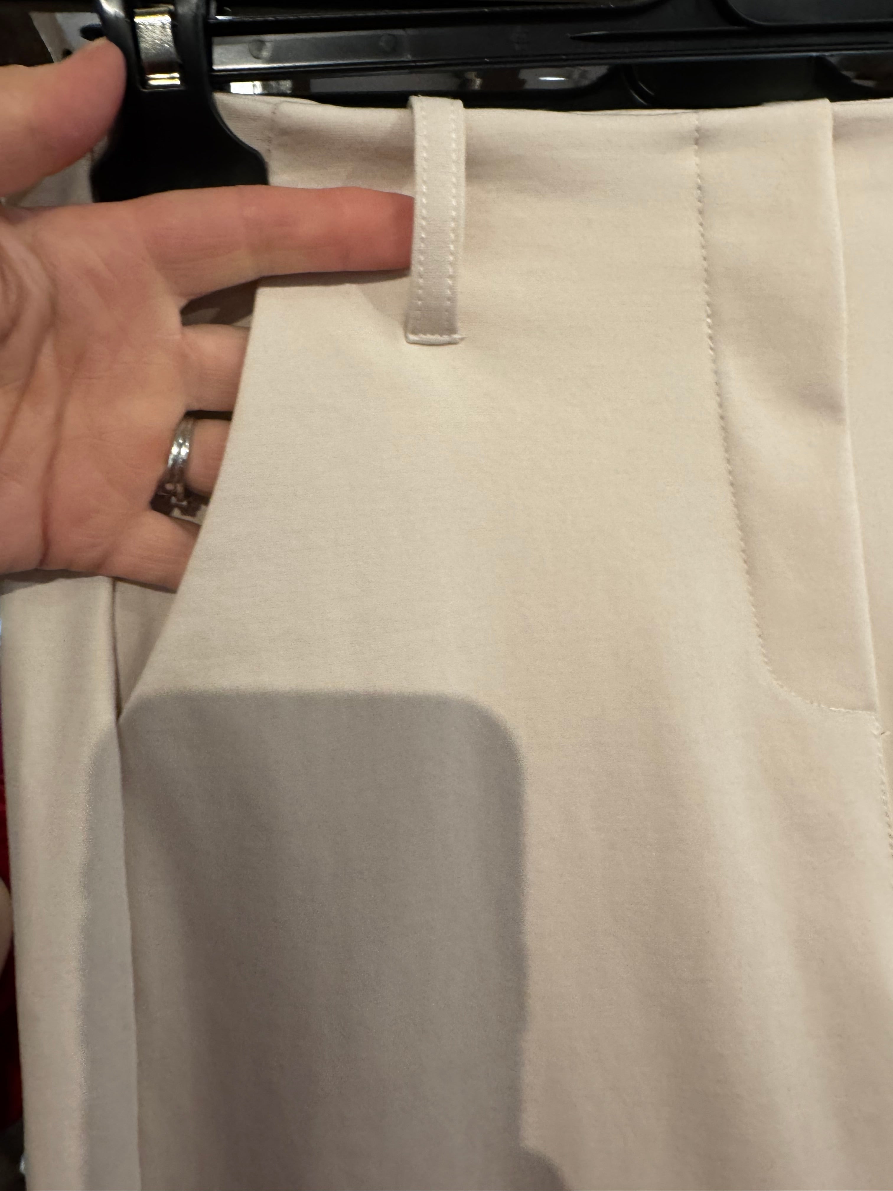 Pin Tuck Trousers in Sand