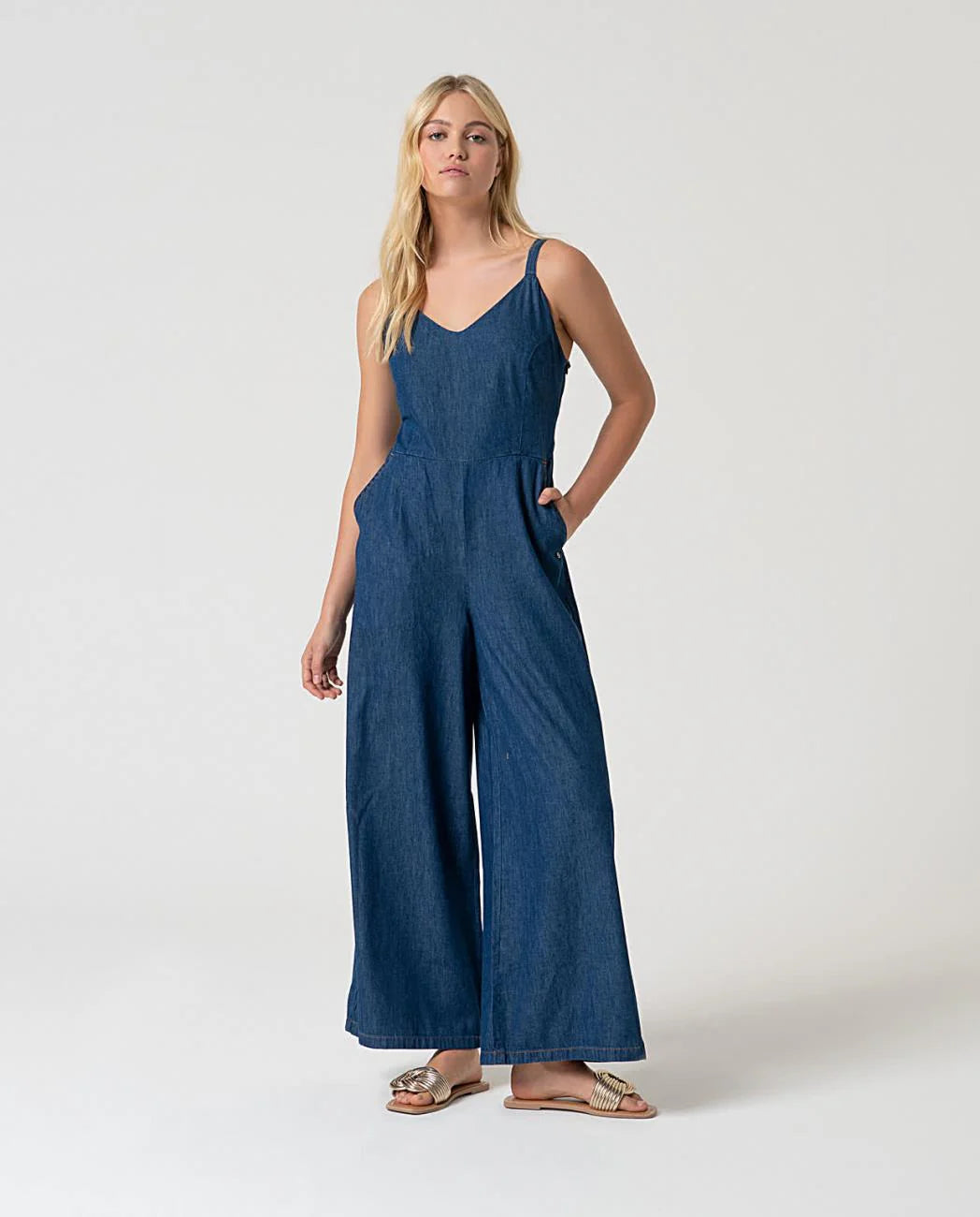 Surkana Rixa Denim jumpsuit