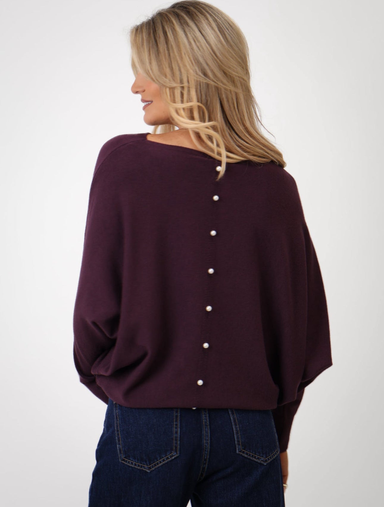 Kate & Pippa Elba knit Mulberry