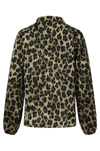 Smashed Lemon Animal print satin shirt