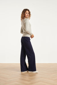 Smashed Lemon Navy Signature Trousers