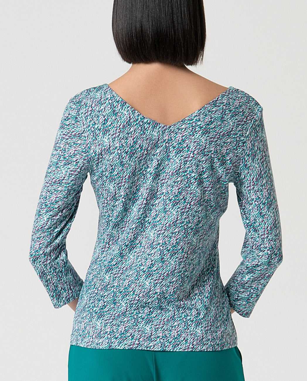 Surkana Kaal Top in Turquoise