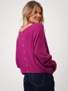 Kate & Pippa Elba knit Magenta