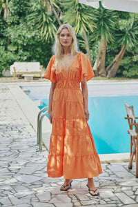 Culture Iris Tangerine Dress