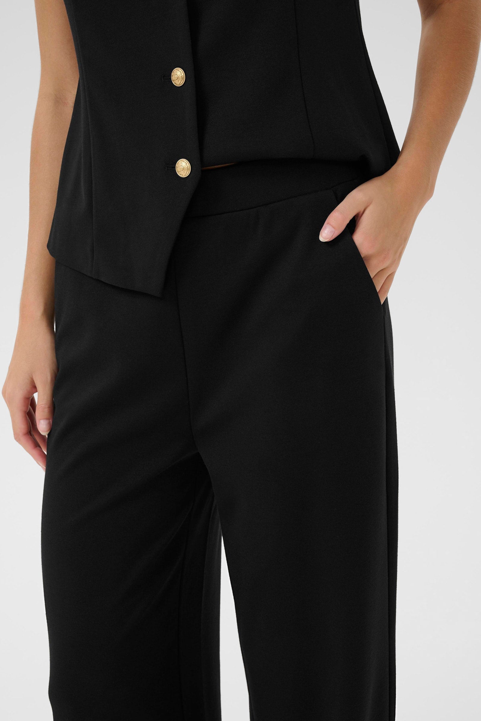CREAM Anett Black Trousers