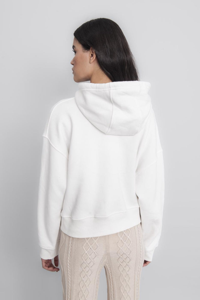 BSL White hooded sweatshirt