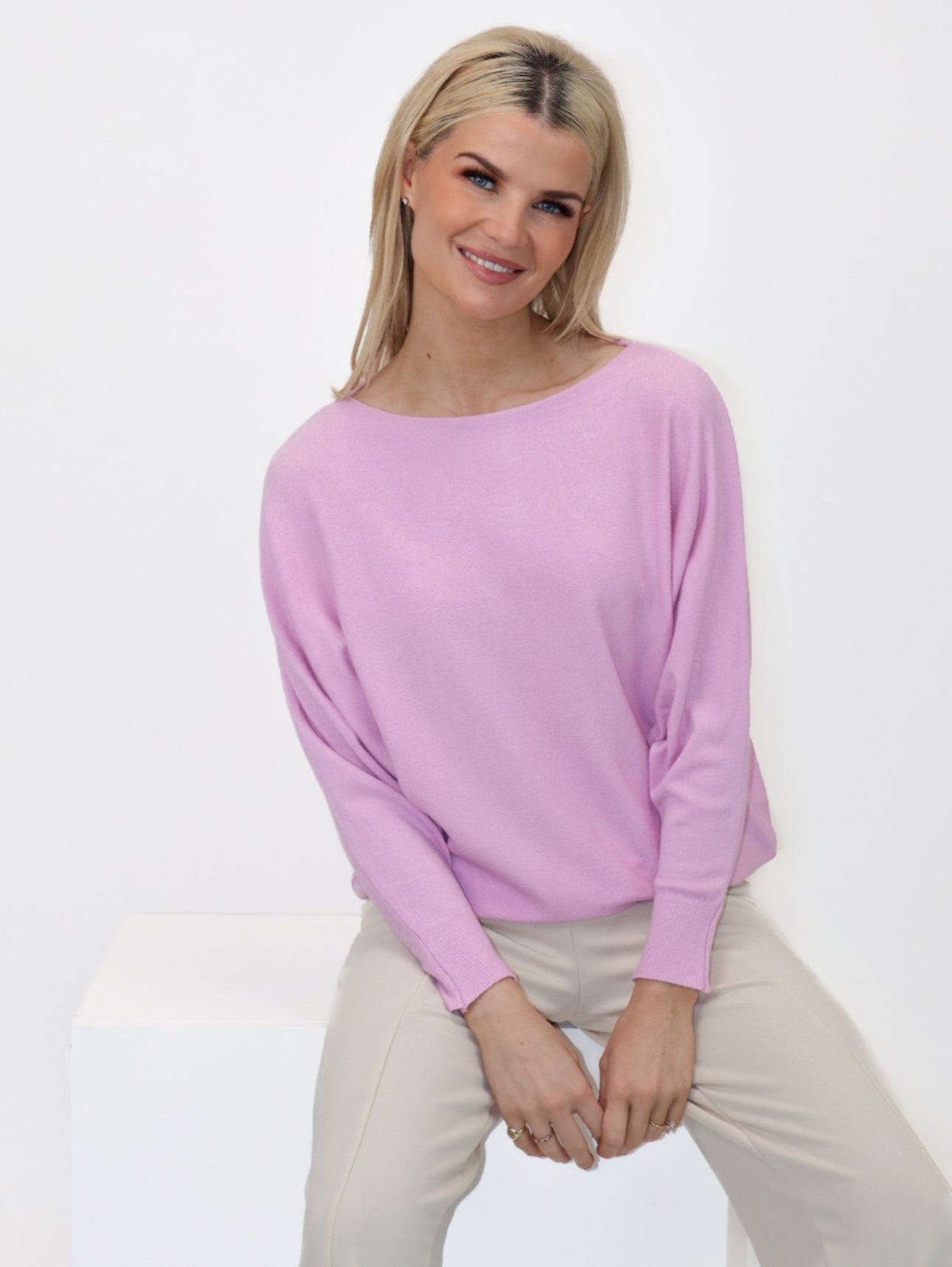 Kate & Pippa Milano knit Ice Pink