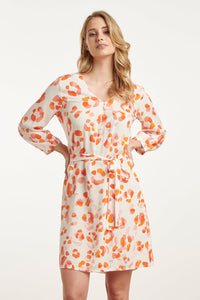 Smashed Lemon Orange Print Dress