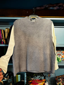 Zola Grey Sleeveless jumper