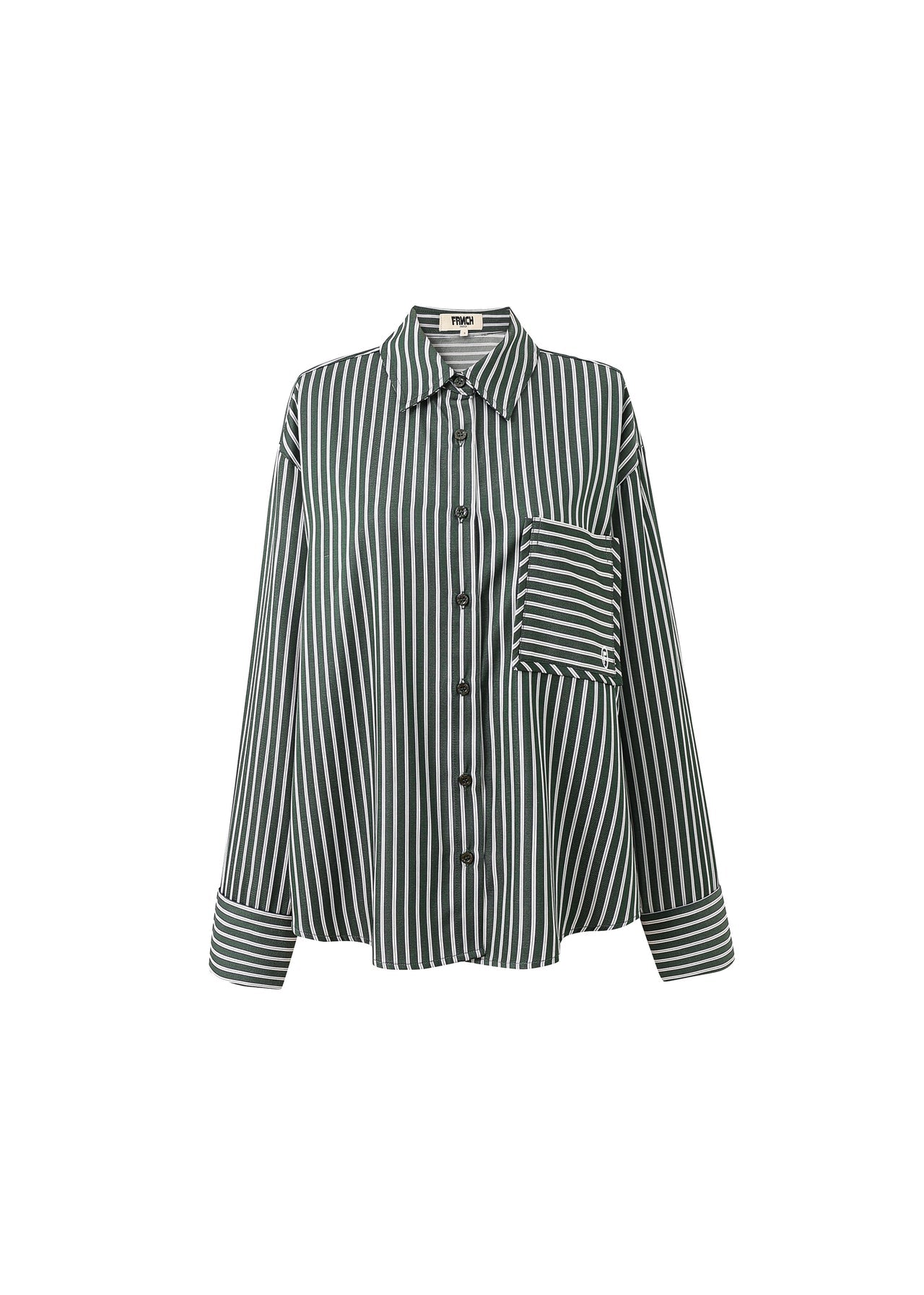 FRNCH Chester stripe Shirt Jacket